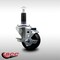 Service Caster 3'' SS Hard Rubber Swivel 1-1/8'' Expanding Stem Caster with Brake SCC-SSEX20S314-HRS-TLB-118 - alternate 4